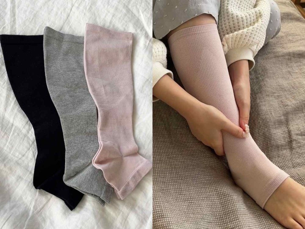 腿水腫救星！無印良品新出「壓力襪」日本爆紅賣翻！竟然不到300元、穿一次就回不去！-2