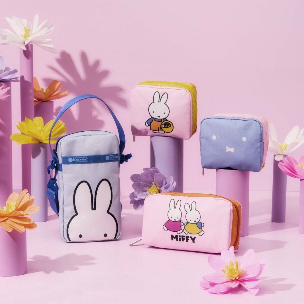 以為Kitty就結束了嗎？！LeSportsac再推Miffy聯名！雙面「兔兔小臉」直接投降結帳！-12