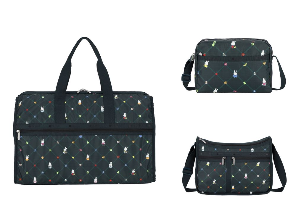 以為Kitty就結束了嗎？！LeSportsac再推Miffy聯名！雙面「兔兔小臉」直接投降結帳！-18