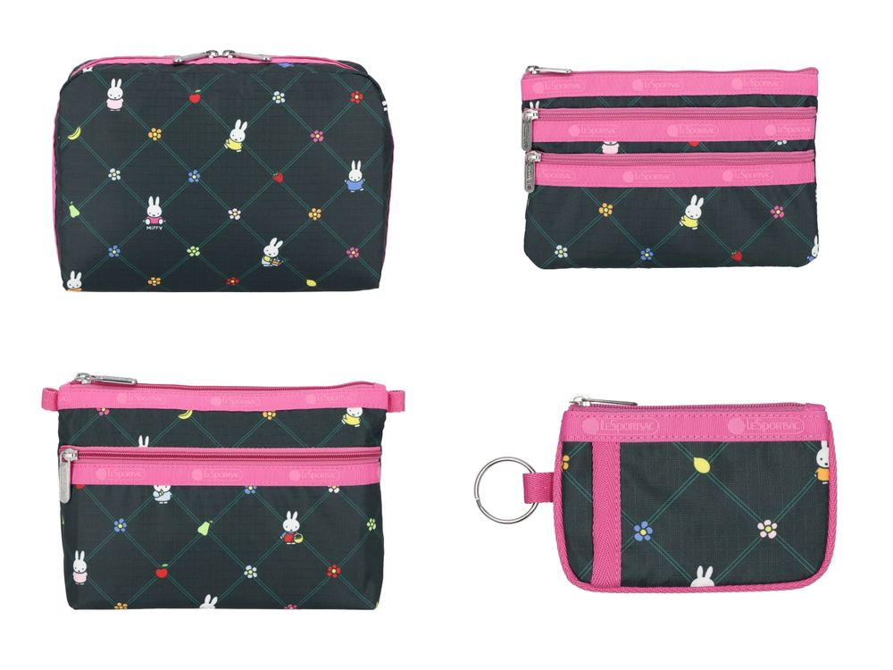 以為Kitty就結束了嗎？！LeSportsac再推Miffy聯名！雙面「兔兔小臉」直接投降結帳！-17
