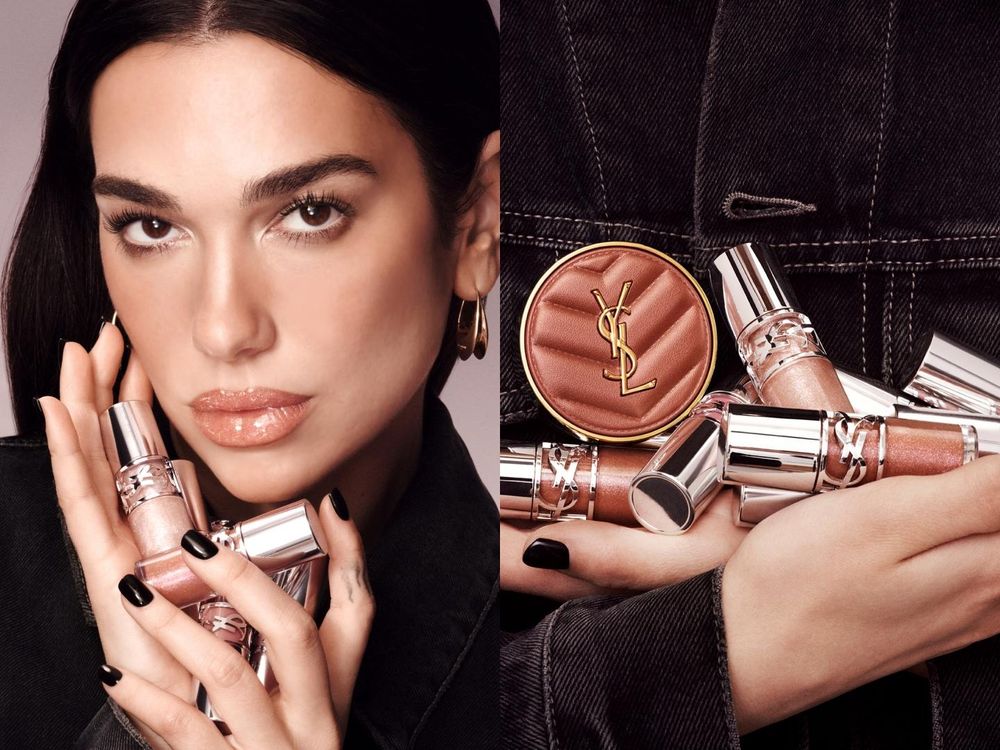 2026必收藏專櫃彩妝！YSL把星光閃粉灑進「皮革腮紅、嫩唇凍、水唇膏」，一抹展現輕透裸光＋細閃水光！-2