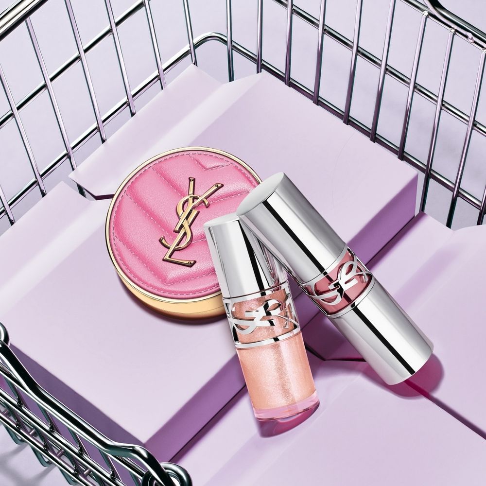 2026必收藏專櫃彩妝！YSL把星光閃粉灑進「皮革腮紅、嫩唇凍、水唇膏」，一抹展現輕透裸光＋細閃水光！-3