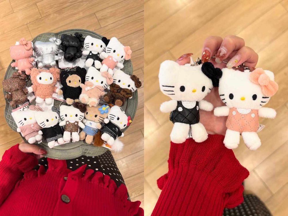 LOWRYS FARM太賊了！Hello Kitty聯名偷偷上架！粉絲瘋搶「15色玩偶吊飾」快沒了、動作真的要快 ！-11