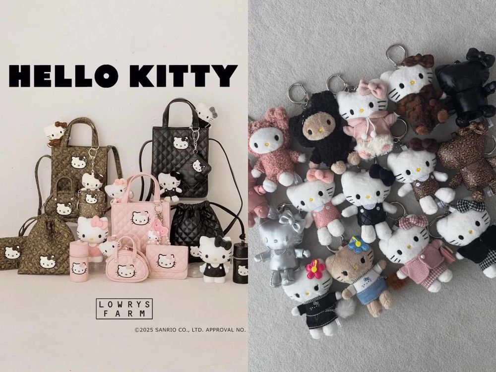 LOWRYS FARM太賊了！Hello Kitty聯名偷偷上架！粉絲瘋搶「15色玩偶吊飾」快沒了、動作真的要快 ！-12