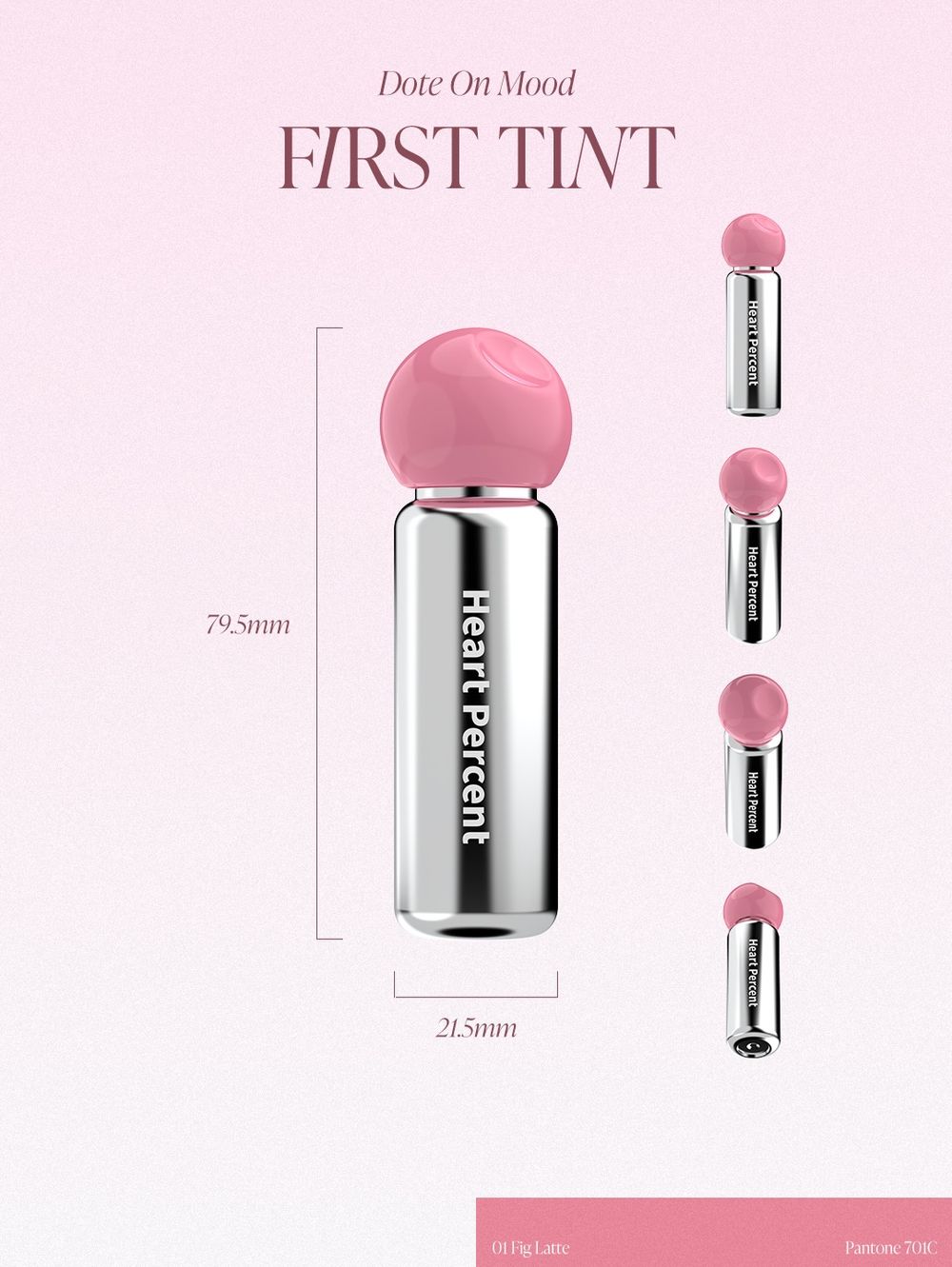 2026韓系唇妝趨勢揭曉！Heart Percent「原生花瓣唇釉」水霧質地＋低飽和溫柔美色，搭配不規則圓潤設計太可愛！-4