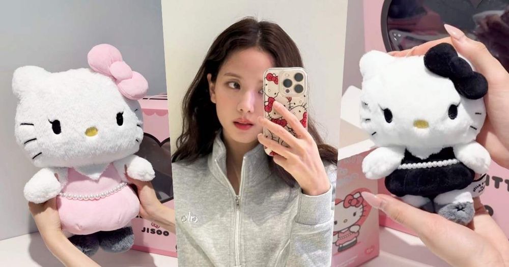 Jisoo×Hello Kitty聯名周邊曝光！超可愛「小洋裝+珍珠腰鏈Kitty玩偶、絨毛吊飾盲盒」購買方式看這邊！-1