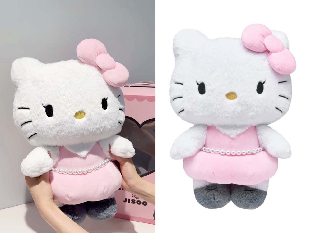 Jisoo×Hello Kitty聯名周邊曝光！超可愛「小洋裝+珍珠腰鏈Kitty玩偶、絨毛吊飾盲盒」購買方式看這邊！-15