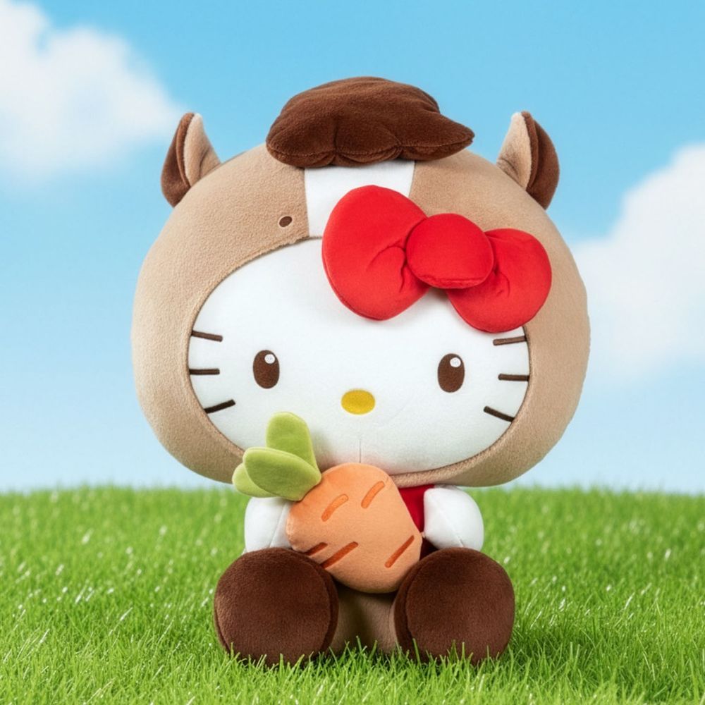 7-11開賣2026馬年限定Hello Kitty周邊！超可愛「小馬裝凱蒂貓玩偶、招福公仔」全都要帶回家！-3