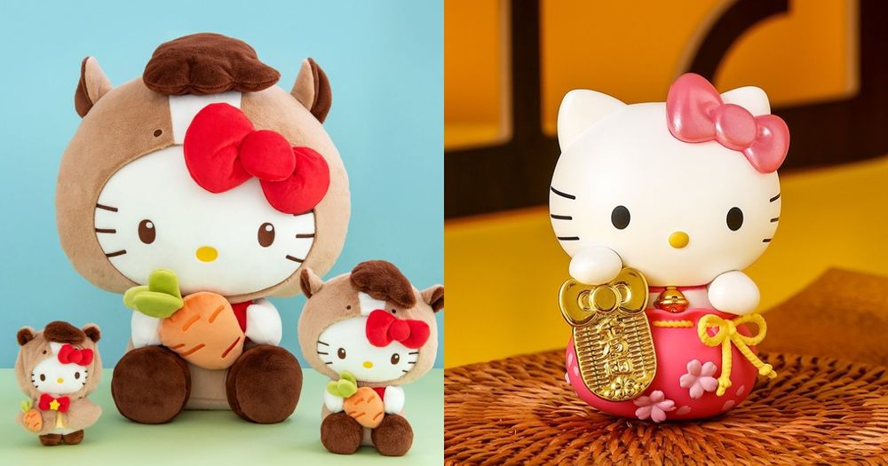 7-11開賣2026馬年限定Hello Kitty周邊！超可愛「小馬裝凱蒂貓玩偶、招福公仔」全都要帶回家！-1