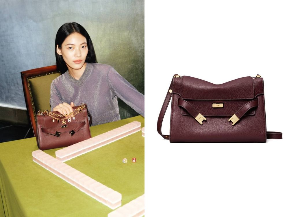 過年買來犒賞自己！TORY BURCH新年限定「小馬吊飾、酒紅KIRA肩背包」美到不行！-3