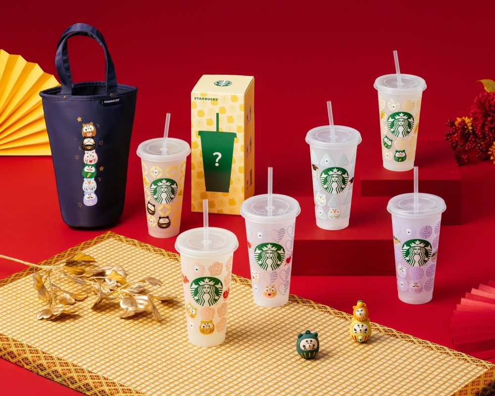 星巴克2026新年限定必買10大周邊推薦！社群爆紅「招財貓飲料杯套、達摩熊收納罐」全都太欠買！-10