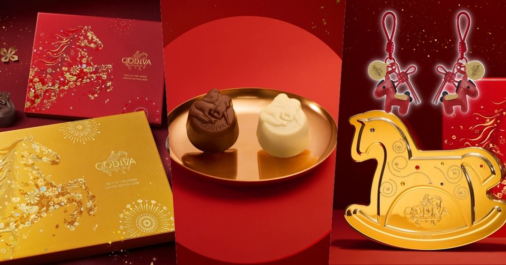 GODIVA新年禮盒開賣！「馬年限定小馬造型巧克力、金色木馬禮盒」美到捨不得送！-1