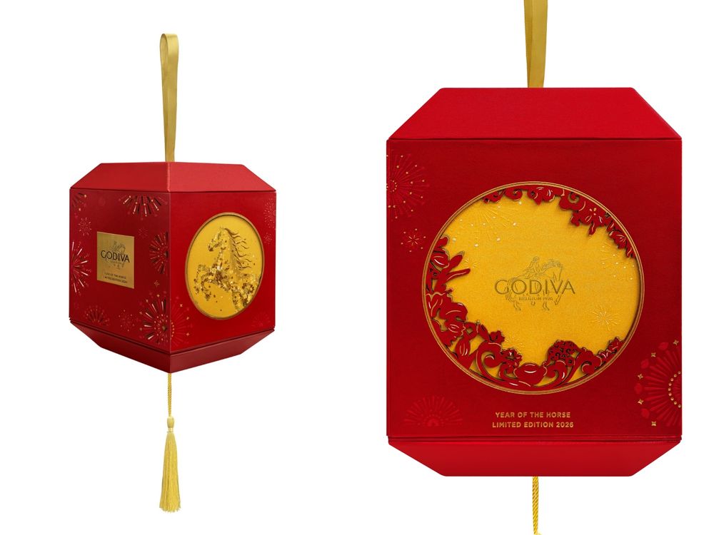 GODIVA新年禮盒開賣！「馬年限定小馬造型巧克力、金色木馬禮盒」美到捨不得送！-7