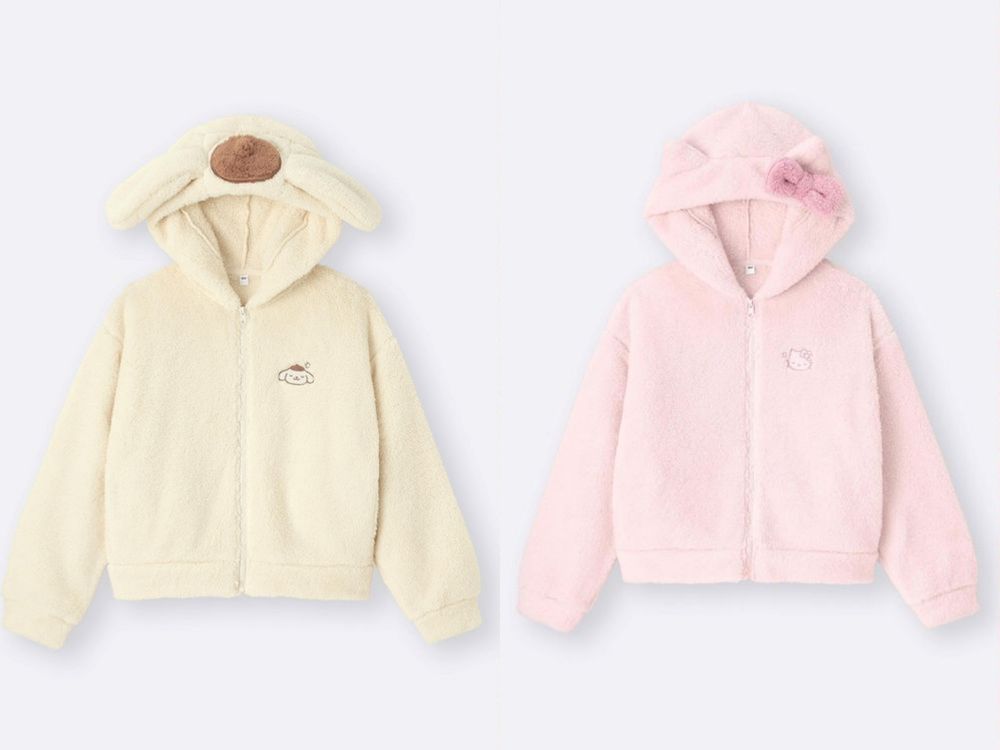 GU最近新品太過分了！Kitty布丁狗睡衣、芭蕾球鞋...日妞最愛「蝴蝶結襯衫」高級感拉滿！-6