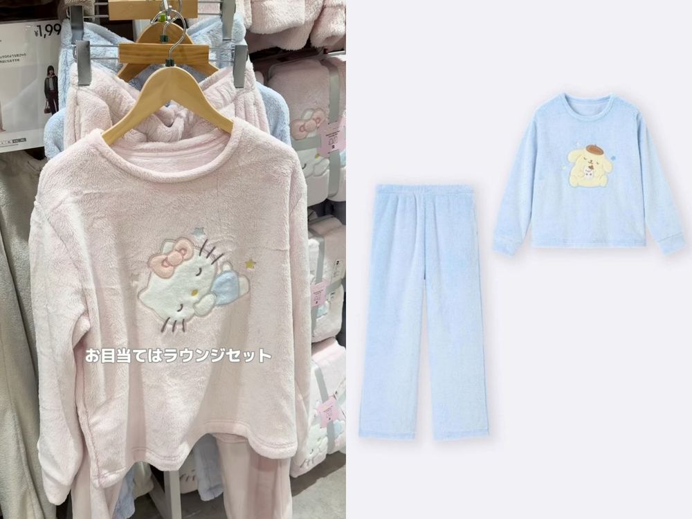 GU最近新品太過分了！Kitty布丁狗睡衣、芭蕾球鞋...日妞最愛「蝴蝶結襯衫」高級感拉滿！-7