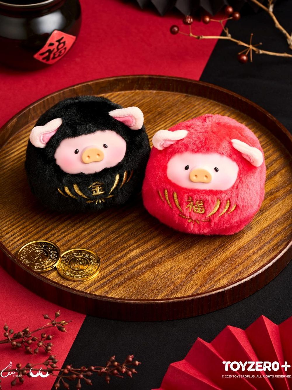 2026新年必買開運福袋！罐頭豬LuLu福袋「達摩豬豬玩偶&浴豬滿盆公仔」可愛翻、全家就買得到！-5