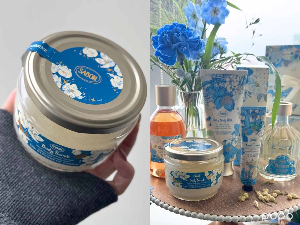 SABON璀璨茉莉限量回歸！以茉莉綠葉、梨子、蓮花香調，把黎明前的清新水氣留在護手霜與磨砂膏裡！-6