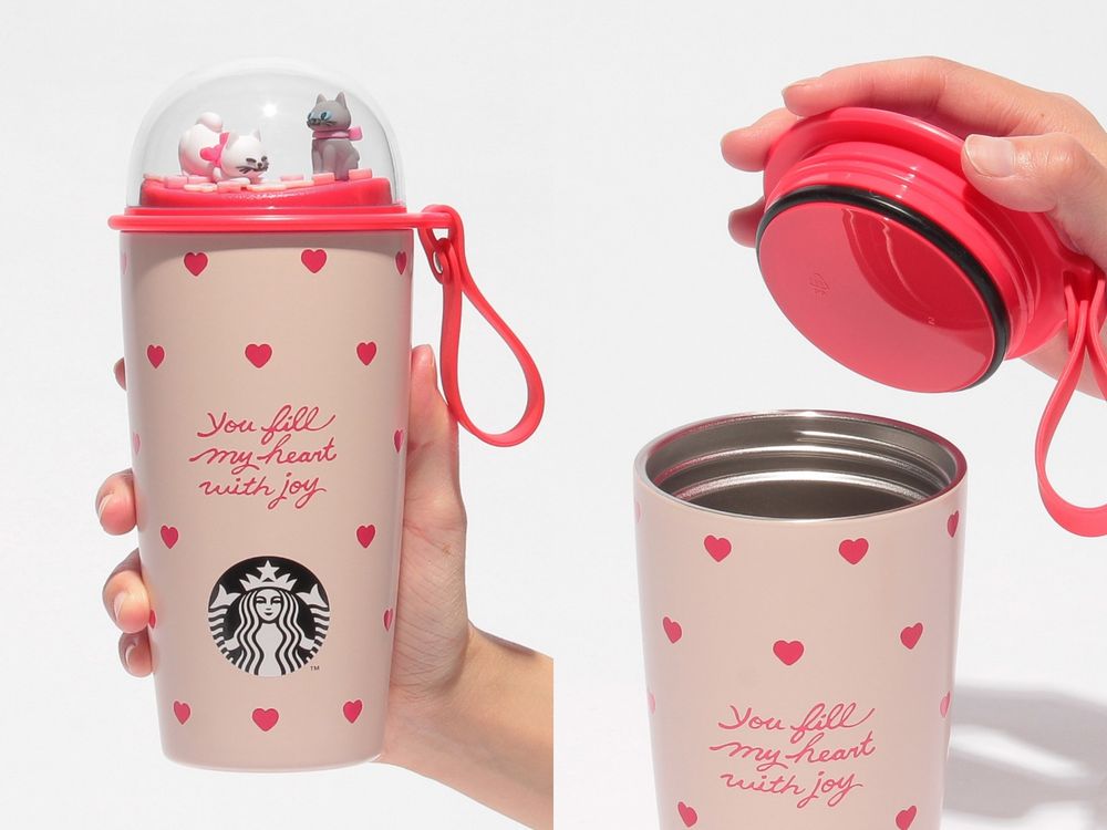 日本星巴克2026情人節限定商品太燒！超可愛「巧克力馬克杯、貴賓狗愛心變色水杯」這天開賣！-8