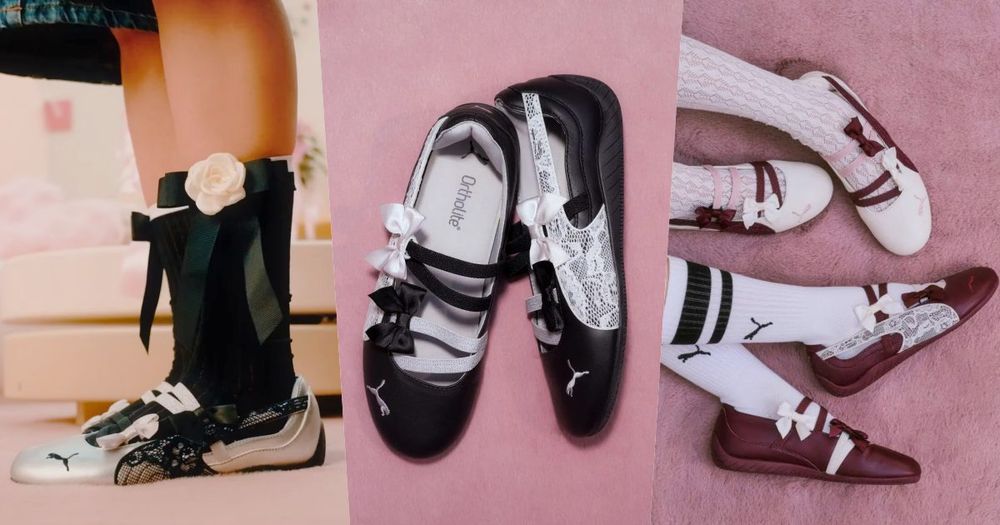 這回真的忍不了！PUMA推出「蕾絲版」Speedcat芭蕾球鞋！限定四色一次看、高級酒紅最燒！-1
