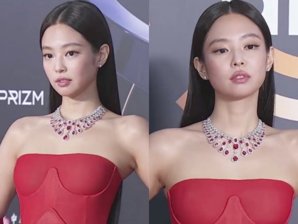 台北大巨蛋星光炸裂！2026金唱片紅毯女神直擊，IVE、文佳煐美出新高度，Jennie霸氣紅馬甲禮服、女王氣勢滿分！-6