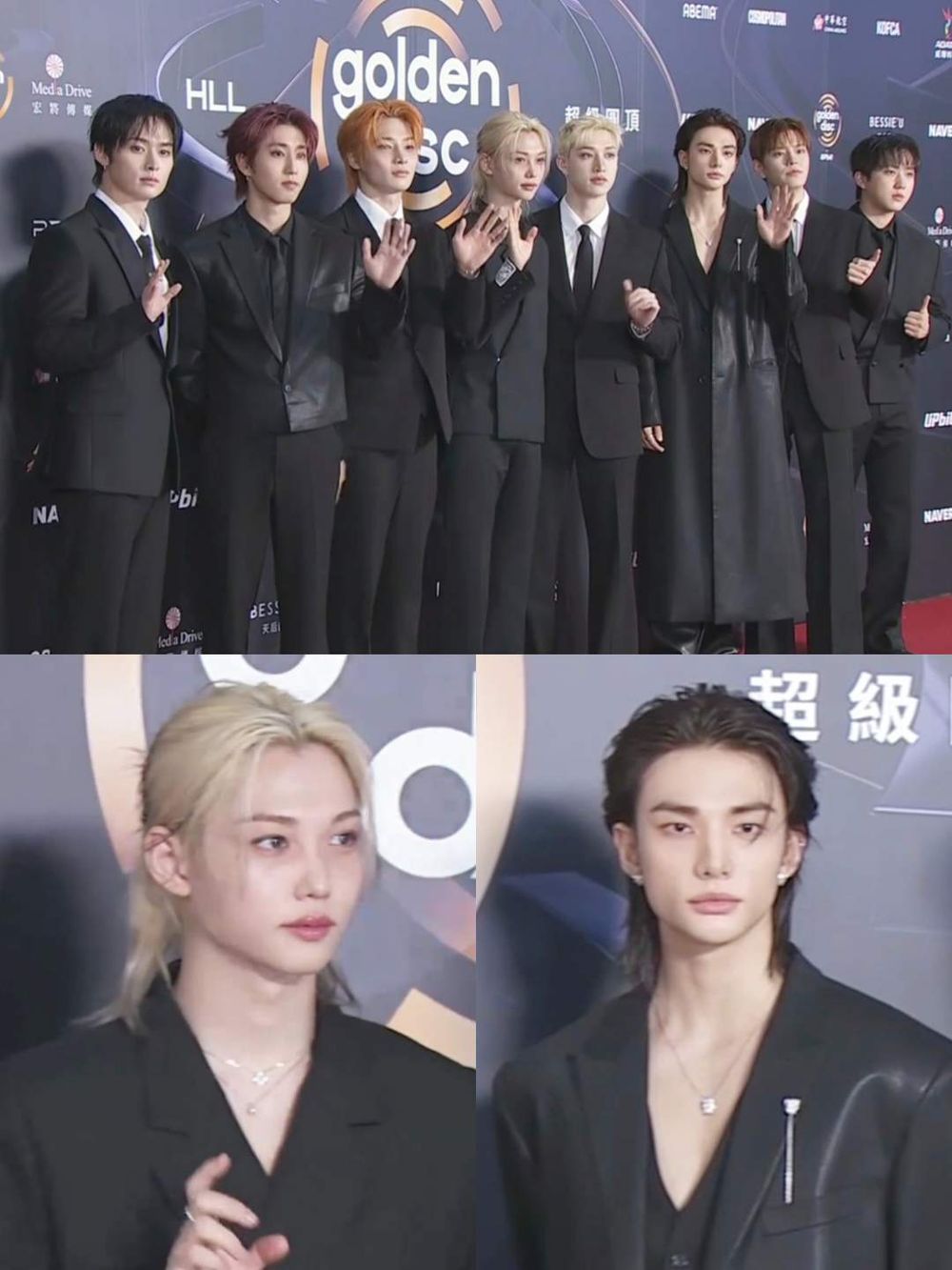 老公集散地！2026金唱片「紅毯男神」一次看！SKZ、ATEEZ全黑造型霸氣登場、氣場直接拉滿！-5