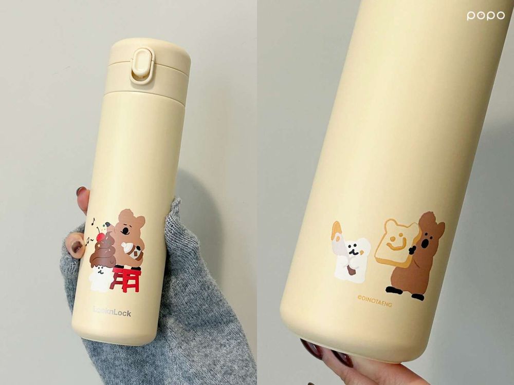 樂扣樂扣跟矮袋鼠DINOTAENG聯名了！超可愛QUOKKA&BOBO吸管水杯、保鮮盒、萬用提袋全都想要！-4