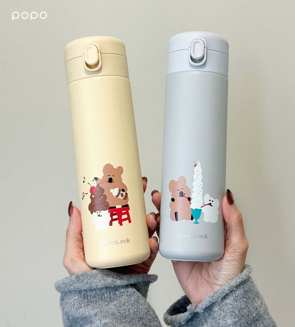樂扣樂扣跟矮袋鼠DINOTAENG聯名了！超可愛QUOKKA&BOBO吸管水杯、保鮮盒、萬用提袋全都想要！-8