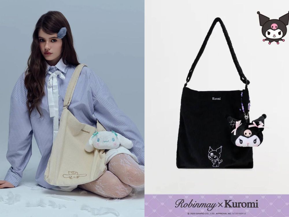 雙倍可愛暴擊！Robinmay推出三麗鷗「大耳狗、酷洛米」聯名！大頭吊飾官網快被掃光！-6