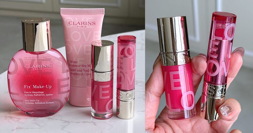 克蘭詩2026情人節限定美妝！美唇油限定新色「31玫瑰之吻」、固態美唇油、玫瑰定妝噴霧、護手霜一次收齊！-1