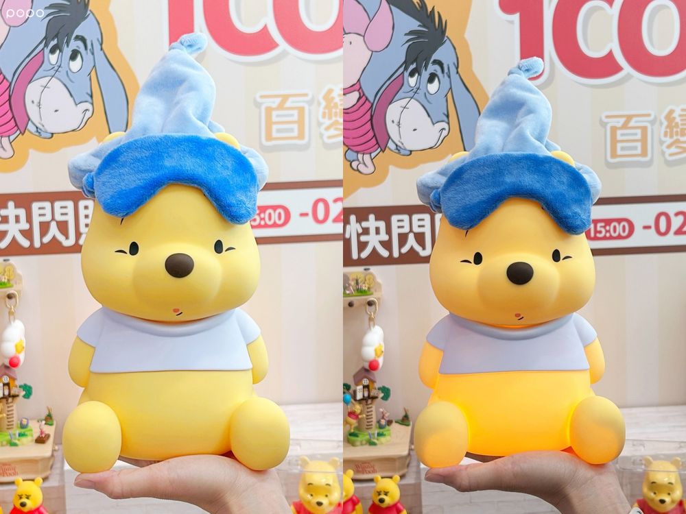 7-11開賣小熊維尼100週年限定周邊！超可愛「跳跳虎變裝維尼、睡帽維尼拍拍小夜燈」全都太想要！-3