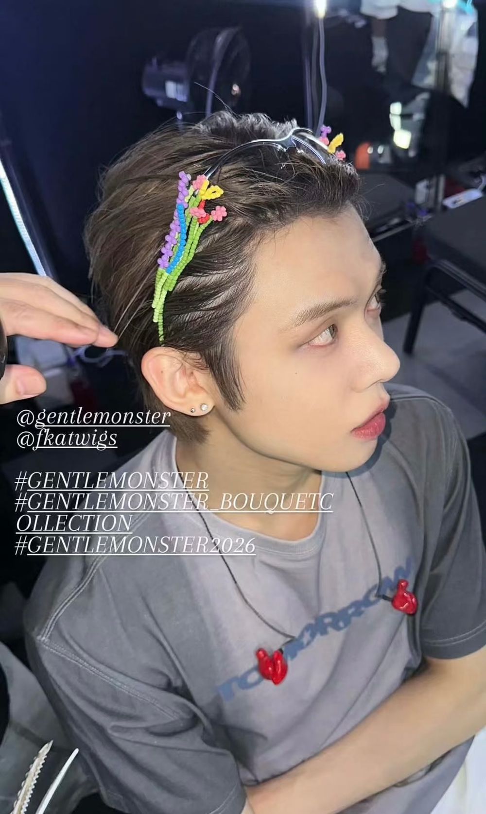 美到不像話！GENTLE MONSTER新系列「花束眼鏡」強勢來襲！TXT然竣搶先試、帥到讓人心動！-2