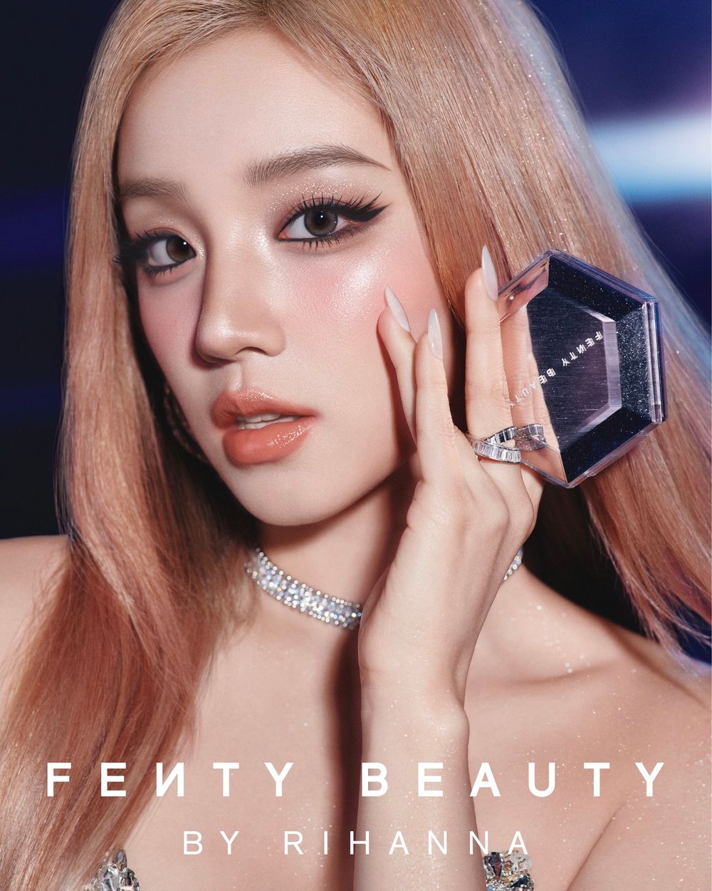 i-dle雨琦拿下Fenty Beauty品牌大使！自由切換三種妝容風格、大推經典固體唇蜜、修容棒、鑽石打亮！-4