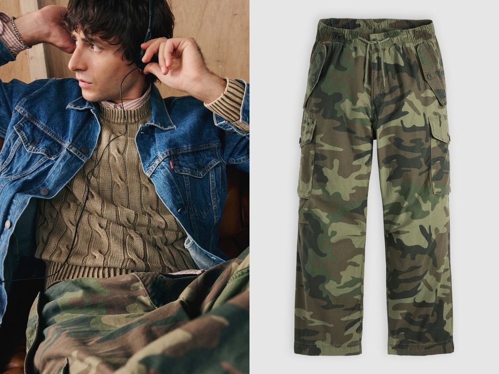 Levi’s2026新神褲來了！Z世代衣櫃最愛「刷破鬆弛感、迷彩紋」投資一件可以穿很久！-2