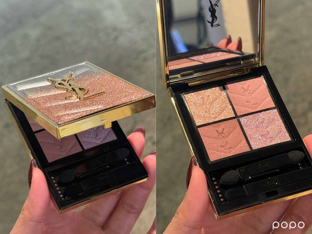 Rosé同款最美氣墊來了！YSL 2026情人節限定彩妝「粉銀燦光系列」光蜜唇膏、裸粉4色眼影盤...，美到心痛！-19