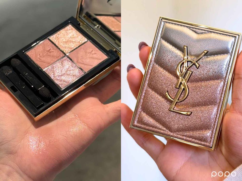 Rosé同款最美氣墊來了！YSL 2026情人節限定彩妝「粉銀燦光系列」光蜜唇膏、裸粉4色眼影盤...，美到心痛！-20