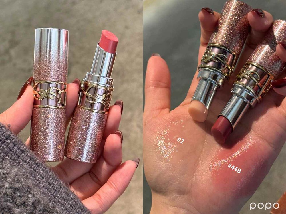 Rosé同款最美氣墊來了！YSL 2026情人節限定彩妝「粉銀燦光系列」光蜜唇膏、裸粉4色眼影盤...，美到心痛！-17