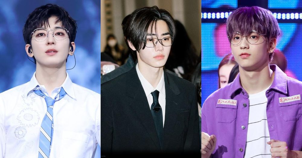 韓網熱議6位KPOP男偶像傳奇眼鏡照！圓佑被封眼鏡男神天花板，成訓、秀彬帥到讓人難移開視線！-1
