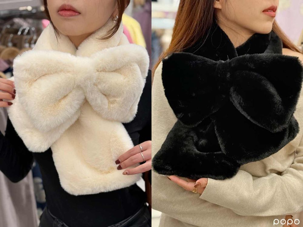 脆友搶破頭！NET超可愛百元「蝴蝶結圍巾」偷偷開賣！官網還沒上架、實體店就快被搶完了？！-3