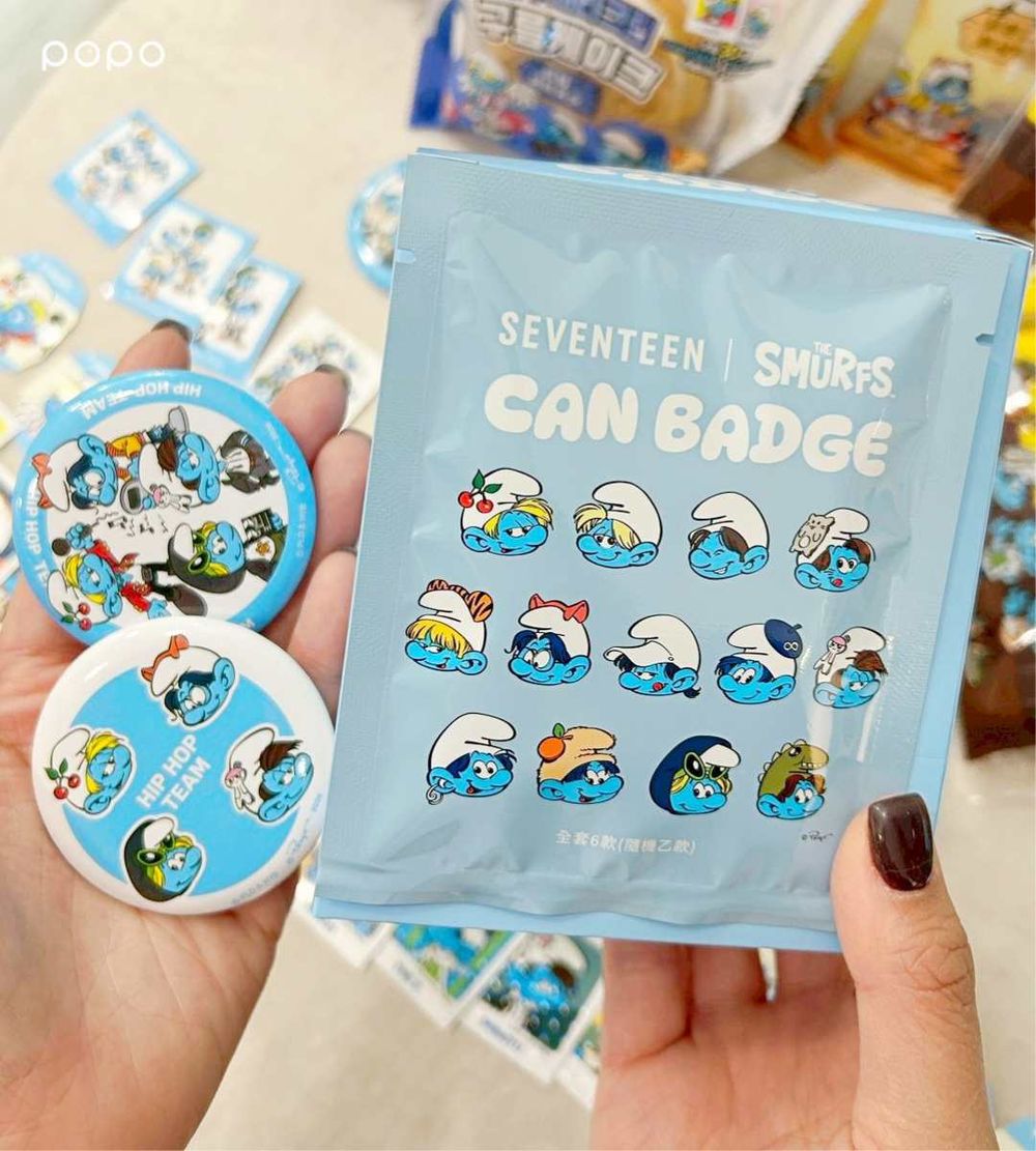 7-11開賣SEVENTEEN聯名藍色小精靈包裝甜點！巧克力捲、牛奶麵包全都太欠吃，買還送限量小貼紙！-7