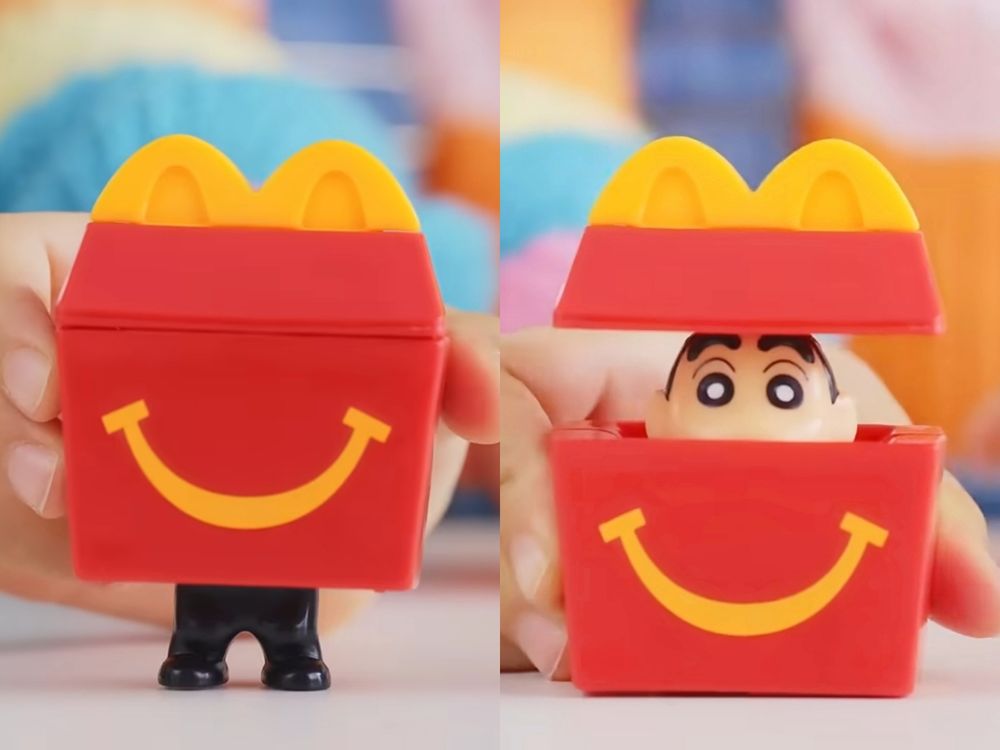 日本麥當勞會不會太犯規！超可愛「蠟筆小新店員玩具車」&「布丁狗小時鐘」同步免費送、這天登場！-4