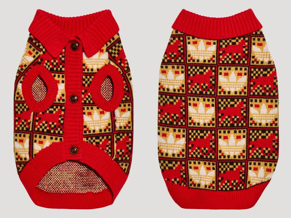 台灣終於買得到了！adidas新年寵物系列來了！竟然有「新中式外套」毛寶貝拜年戰服就它了！-2