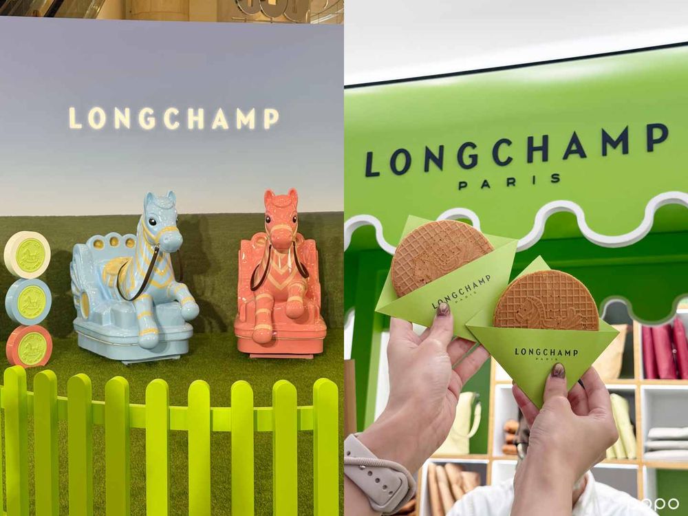 快衝拍照！Longchamp「搖搖馬樂園」空降台北101！限定小馬吊飾、掛上包包帶來好運氣！-4