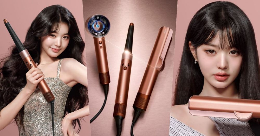 新年第一台女神級美髮神器！張員瑛同款Dyson新春限定夢幻色「琥珀香檳」讓秀髮自帶發光濾鏡！-1