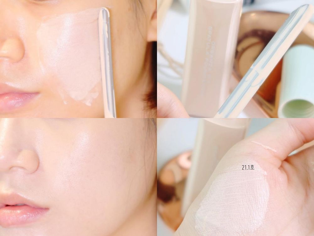 專業彩妝師不說的秘密！台韓爆話題「粉底抹刀」推薦，不用粉刷也能貼到犯規，一抹開、原生高級底妝秒完成！-3