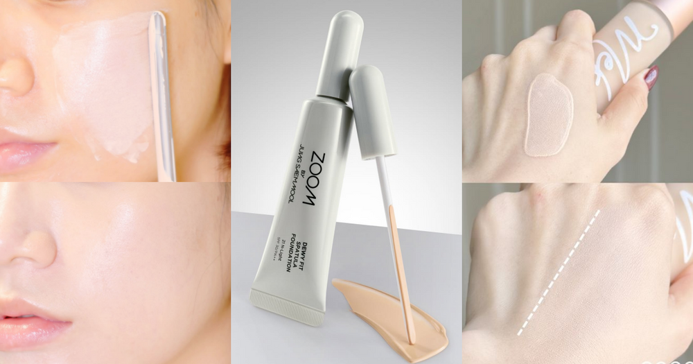 專業彩妝師不說的秘密！台韓爆話題「粉底抹刀」推薦，不用粉刷也能貼到犯規，一抹開、原生高級底妝秒完成！-1