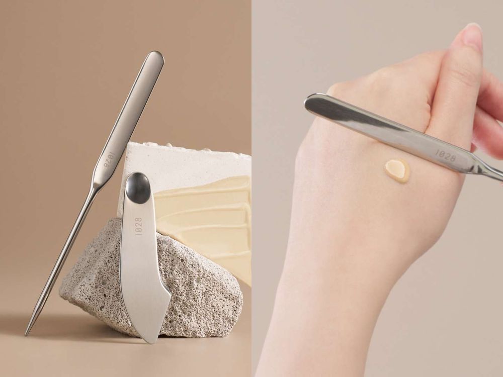 專業彩妝師不說的秘密！台韓爆話題「粉底抹刀」推薦，不用粉刷也能貼到犯規，一抹開、原生高級底妝秒完成！-11