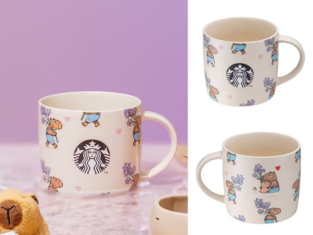 星巴克2026情人節限定周邊來了！超可愛「鴨鴨小熊玩偶、臉貼臉水豚吊飾、不鏽鋼杯」全都想買！-8
