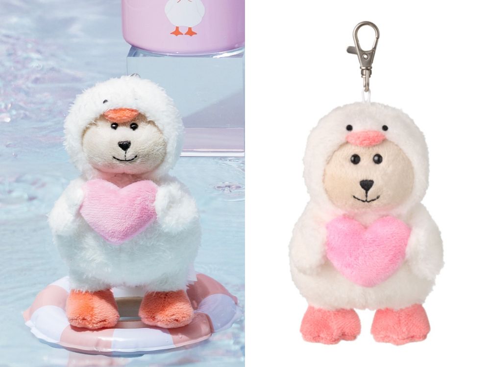 星巴克2026情人節限定周邊來了！超可愛「鴨鴨小熊玩偶、臉貼臉水豚吊飾、不鏽鋼杯」全都想買！-2