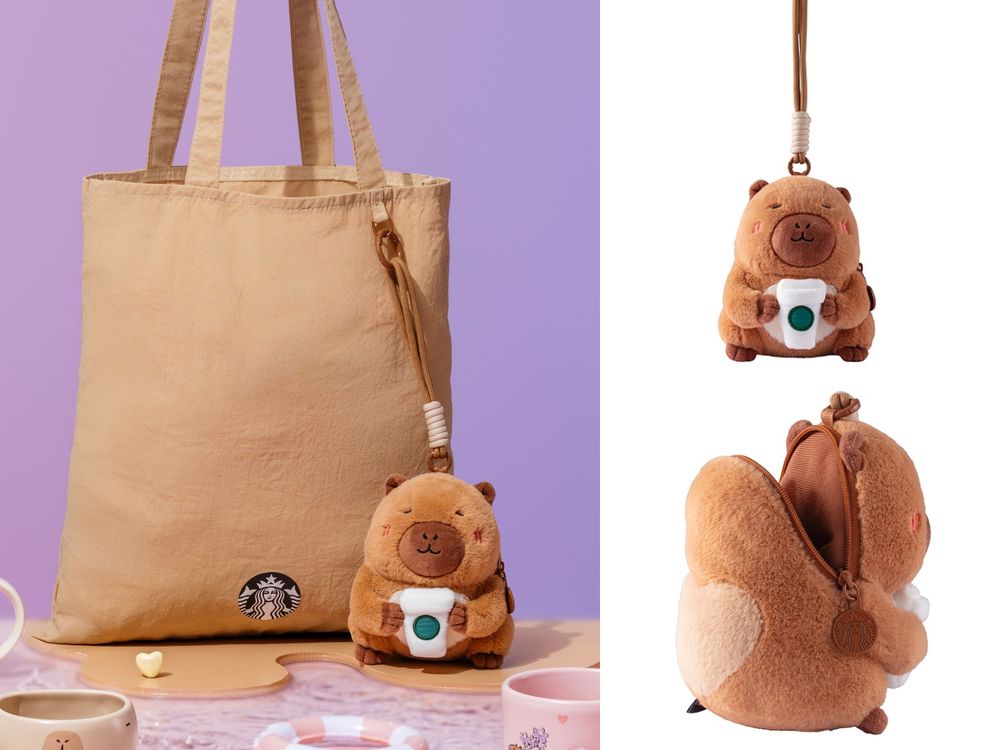 星巴克2026情人節限定周邊來了！超可愛「鴨鴨小熊玩偶、臉貼臉水豚吊飾、不鏽鋼杯」全都想買！-6