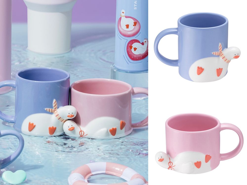 星巴克2026情人節限定周邊來了！超可愛「鴨鴨小熊玩偶、臉貼臉水豚吊飾、不鏽鋼杯」全都想買！-4